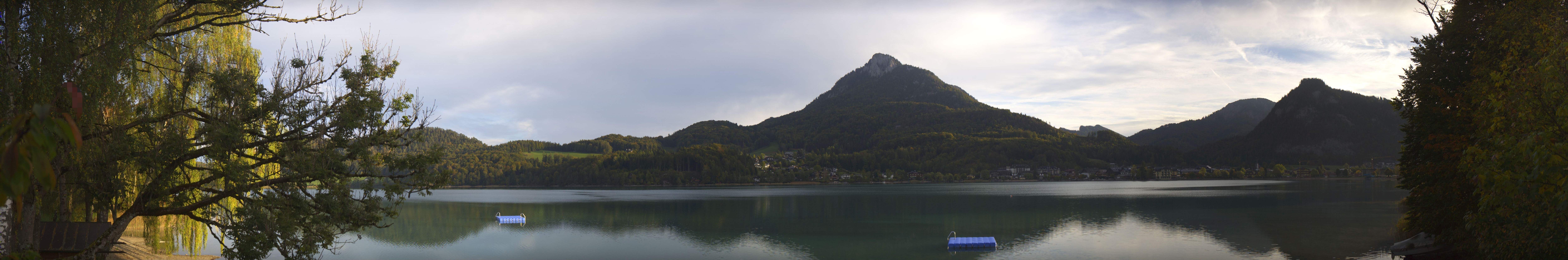 Archiv Foto Webcam Fuschlsee Panoramablick