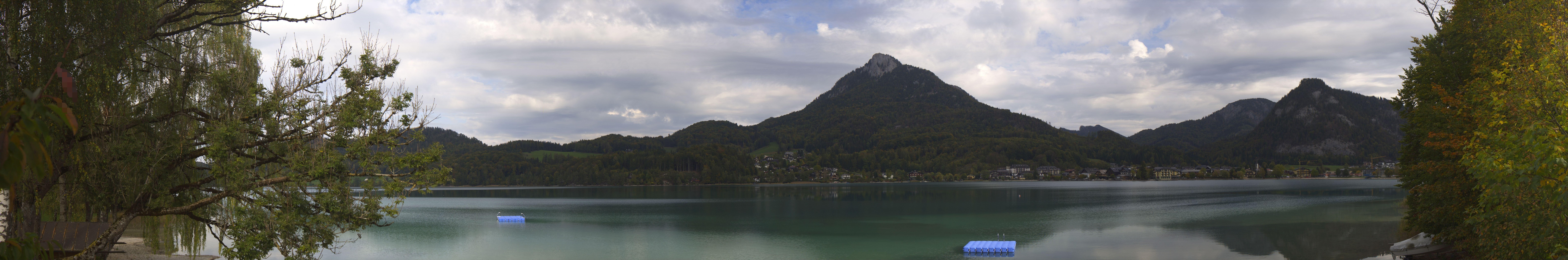 Archiv Foto Webcam Fuschlsee Panoramablick
