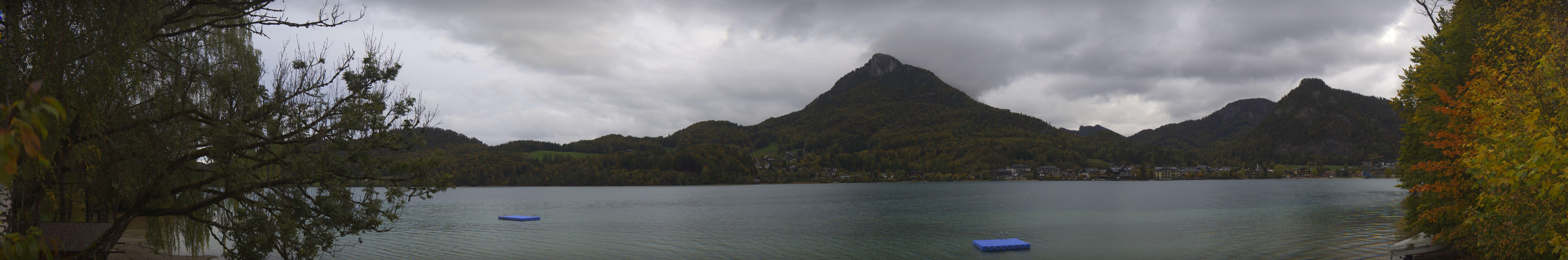Archiv Foto Webcam Fuschlsee Panoramablick