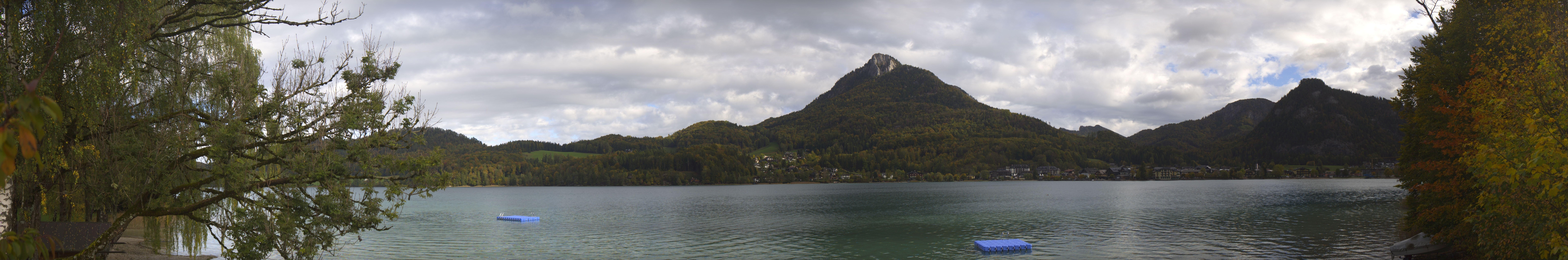 Archiv Foto Webcam Fuschlsee Panoramablick