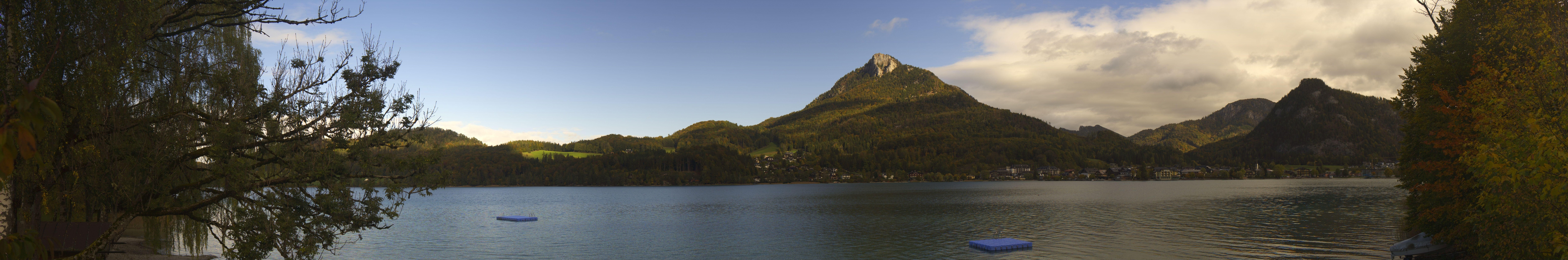 Archiv Foto Webcam Fuschlsee Panoramablick