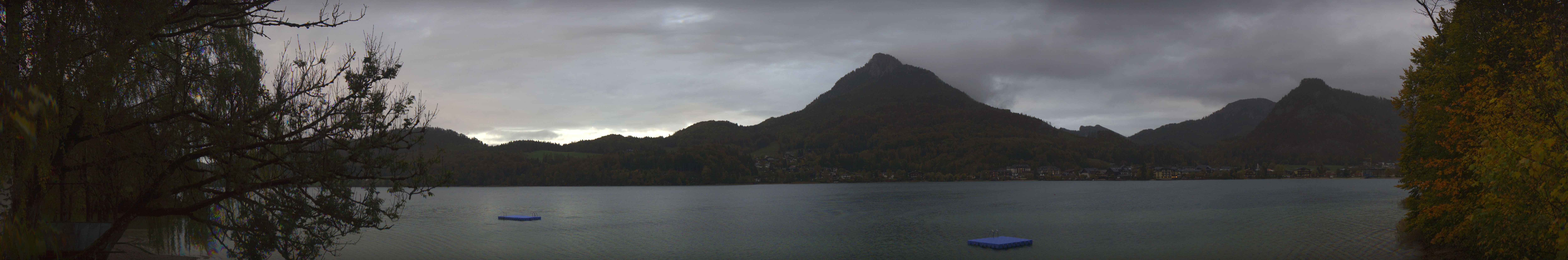 Archived image Webcam Fuschl am See: Panoramic View