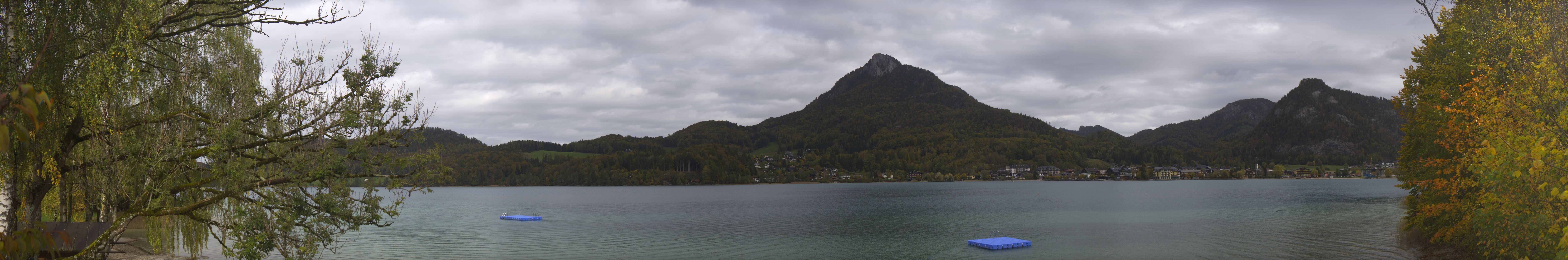 Archived image Webcam Fuschl am See: Panoramic View