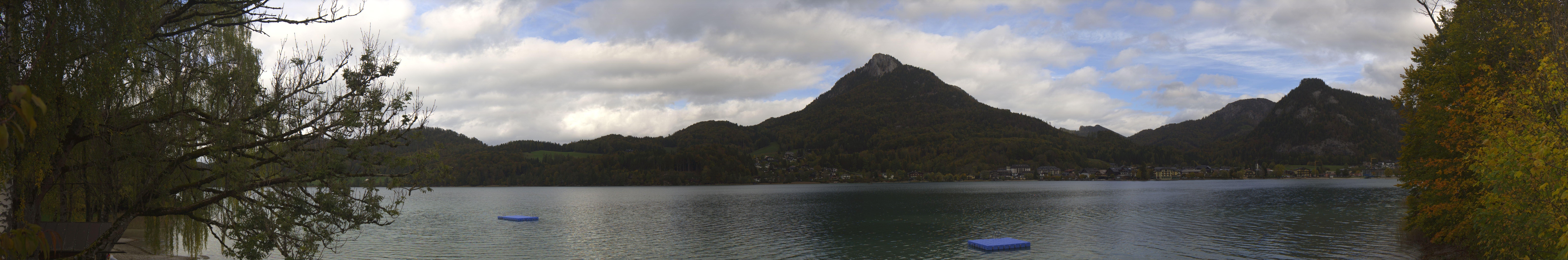 Archived image Webcam Fuschl am See: Panoramic View