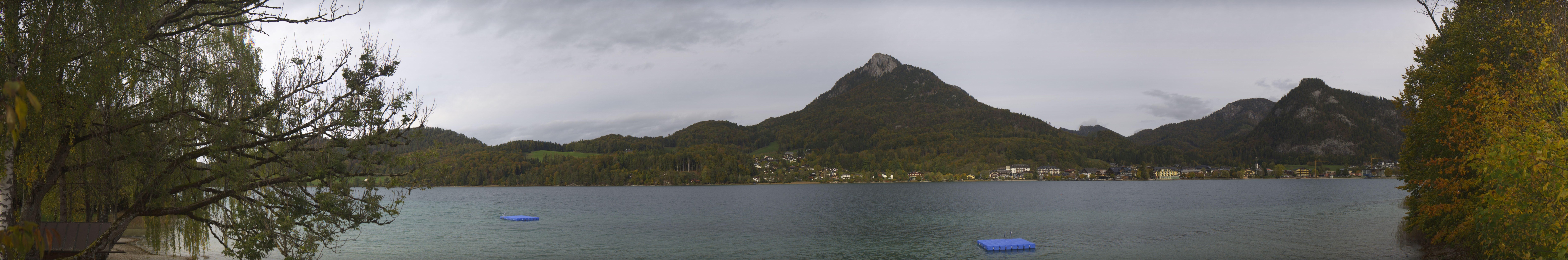 Archived image Webcam Fuschl am See: Panoramic View
