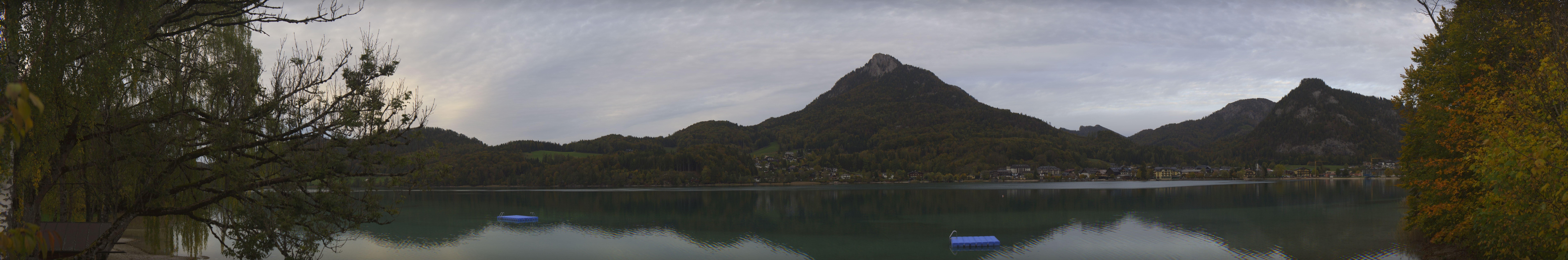 Archived image Webcam Fuschl am See: Panoramic View
