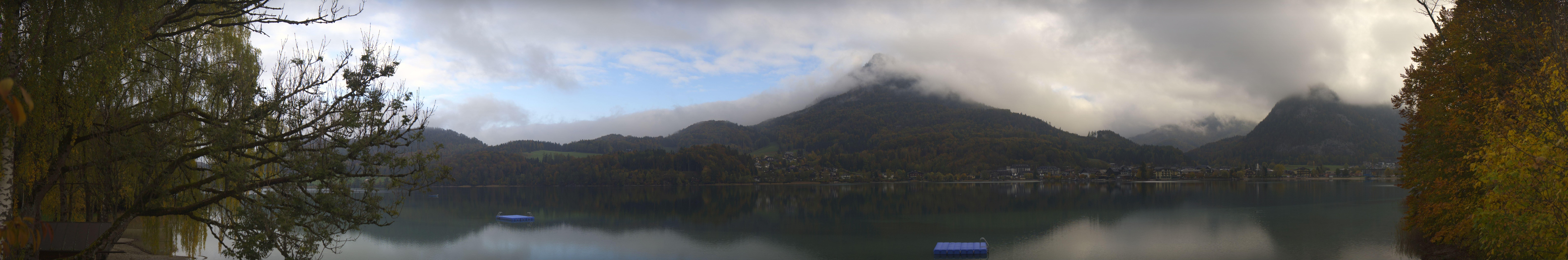 Archiv Foto Webcam Fuschlsee Panoramablick