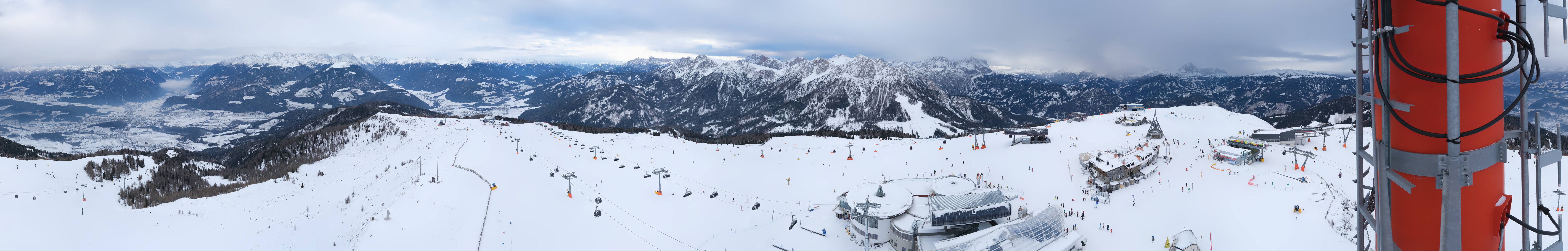Archiv Foto Webcam Kronplatz Bruneck: Panorama