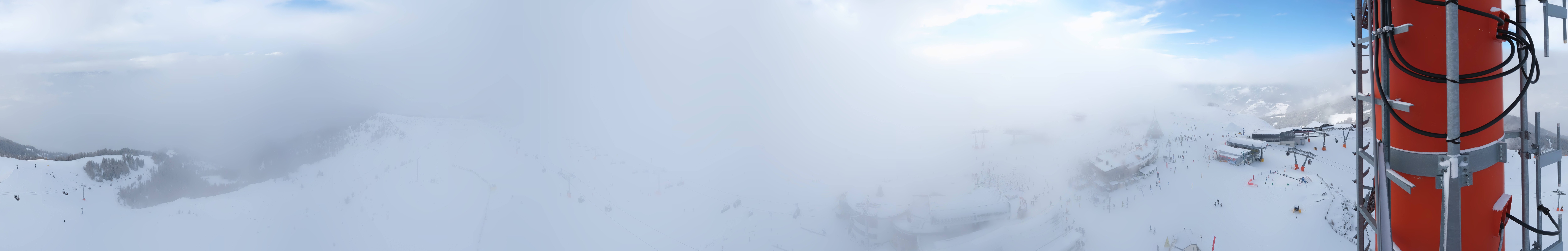 Archiv Foto Webcam Kronplatz Bruneck: Panorama