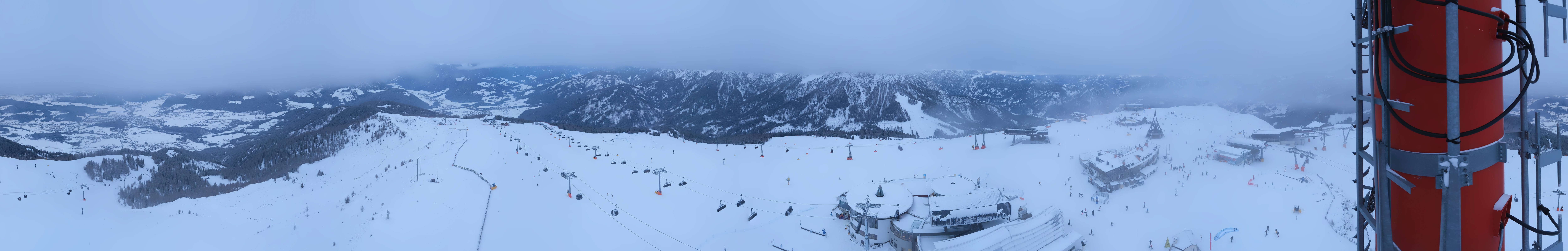 Archiv Foto Webcam Kronplatz Bruneck: Panorama