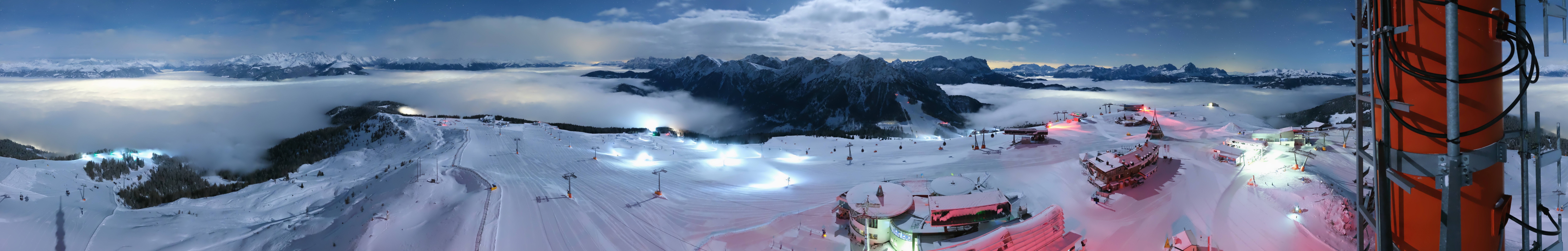 Archiv Foto Webcam Kronplatz Bruneck: Panorama