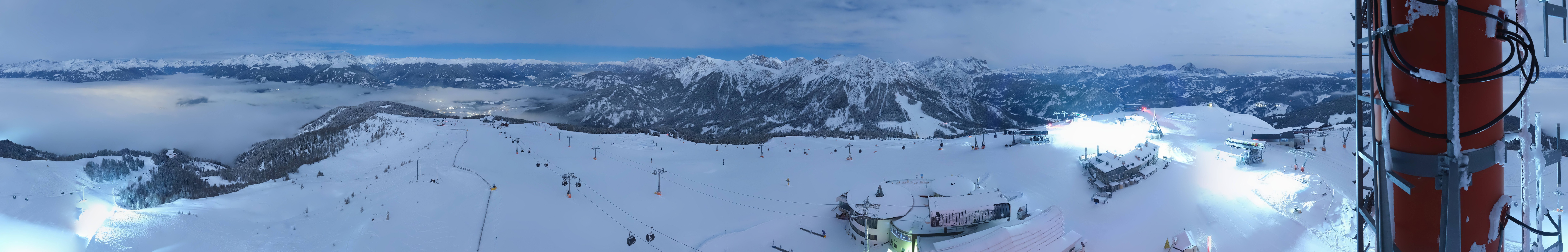 Archiv Foto Webcam Kronplatz Bruneck: Panorama