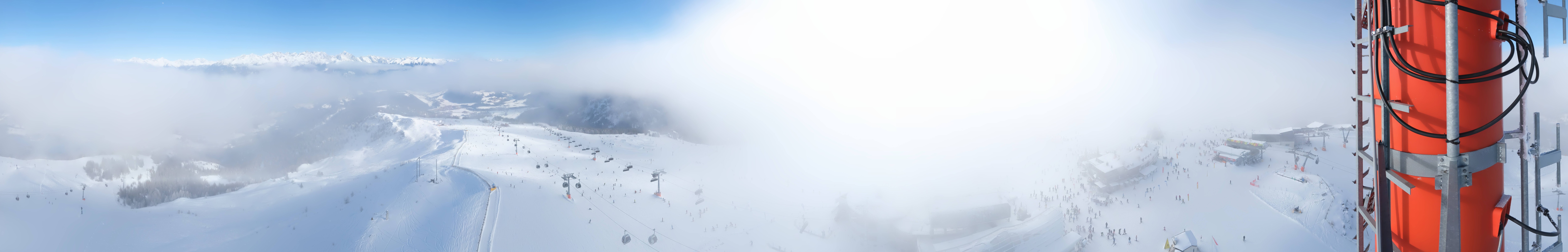 Archiv Foto Webcam Kronplatz Bruneck: Panorama