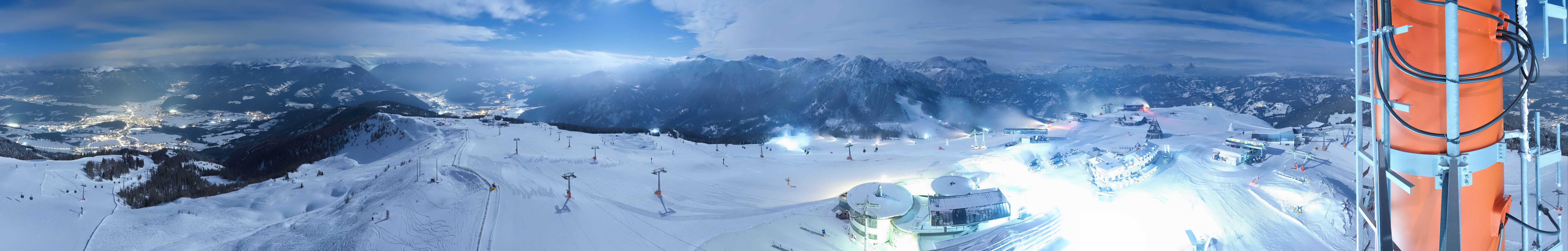 Archiv Foto Webcam Kronplatz Bruneck: Panorama