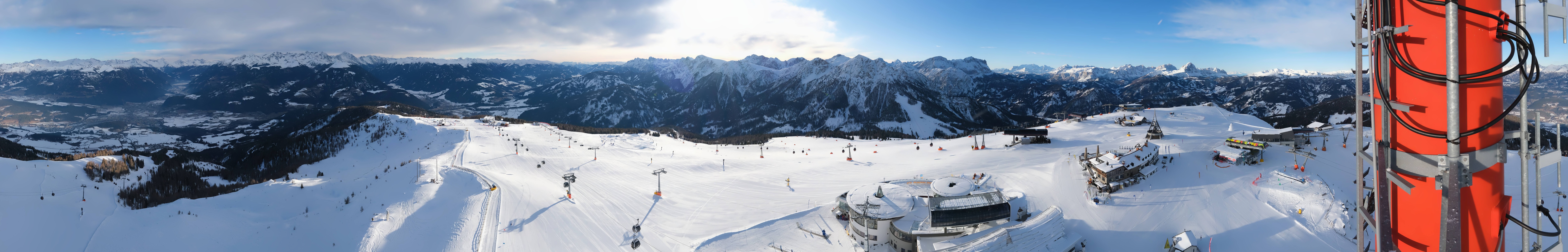 Archiv Foto Webcam Kronplatz Bruneck: Panorama