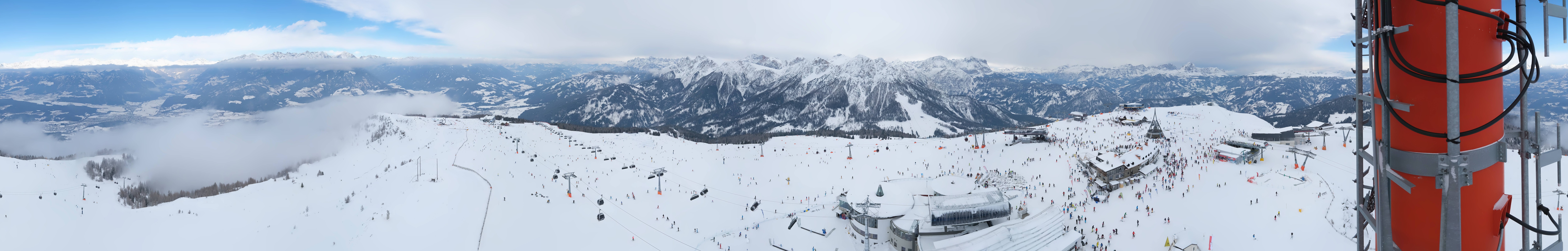 Archiv Foto Webcam Kronplatz Bruneck: Panorama