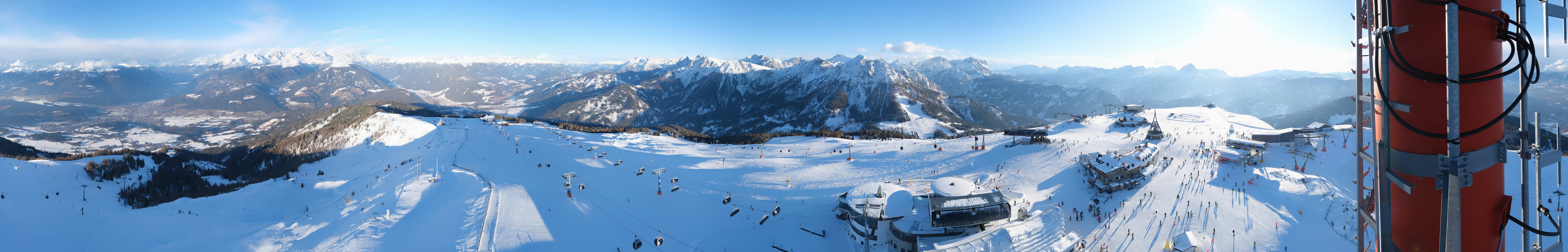 Archiv Foto Webcam Kronplatz Bruneck: Panorama