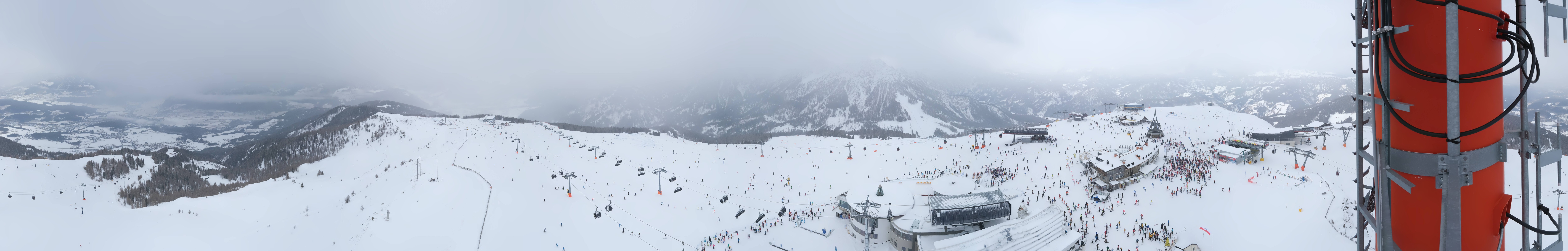 Archiv Foto Webcam Kronplatz Bruneck: Panorama