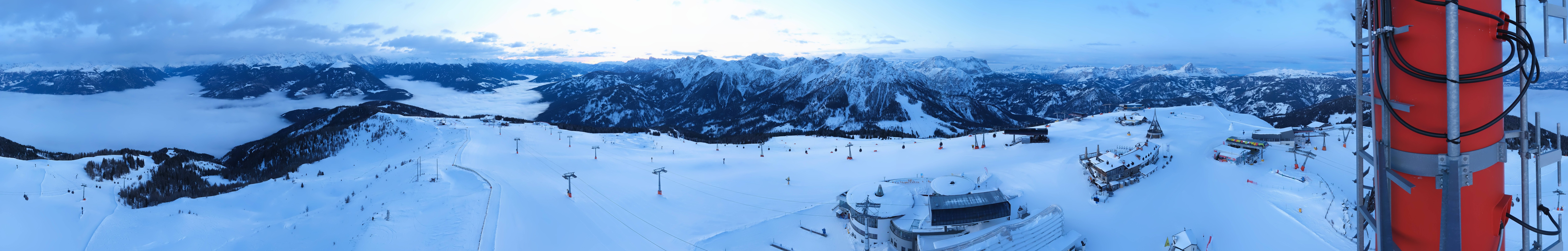 Archiv Foto Webcam Kronplatz Bruneck: Panorama