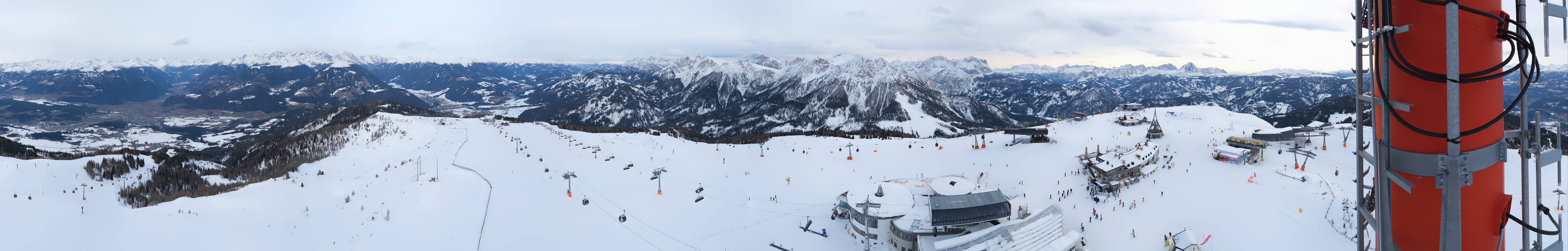 Archiv Foto Webcam Kronplatz Bruneck: Panorama