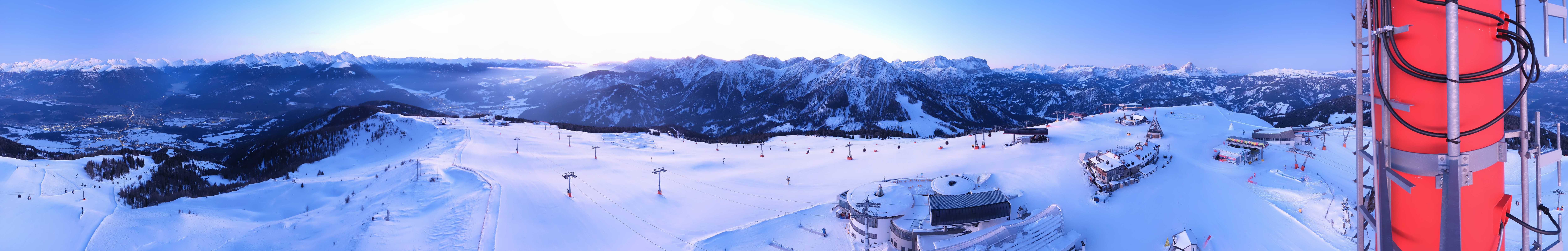 Archiv Foto Webcam Kronplatz Bruneck: Panorama