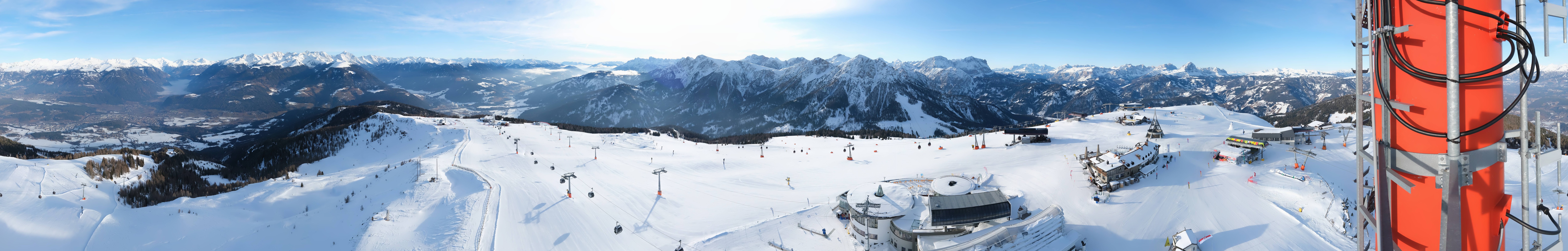 Archiv Foto Webcam Kronplatz Bruneck: Panorama