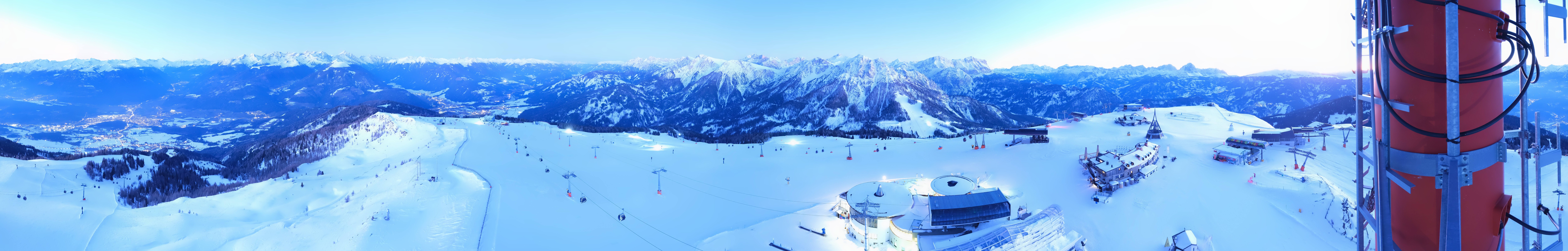 Archiv Foto Webcam Kronplatz Bruneck: Panorama