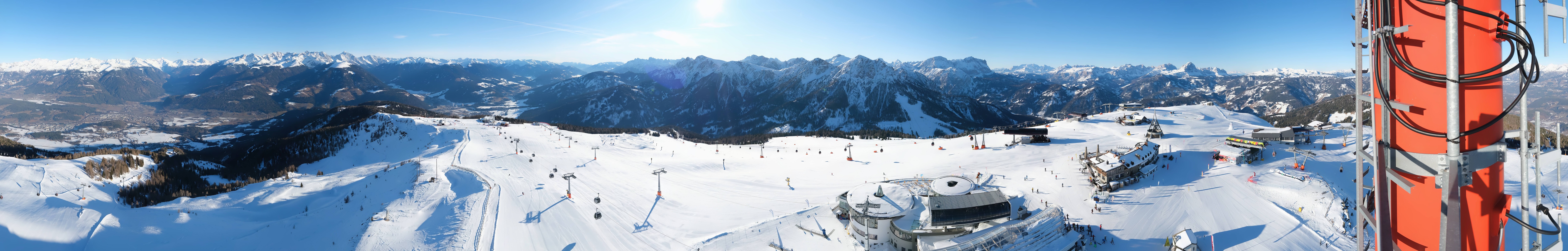 Archived image Webcam Kronplatz Bruneck: Panoramic View