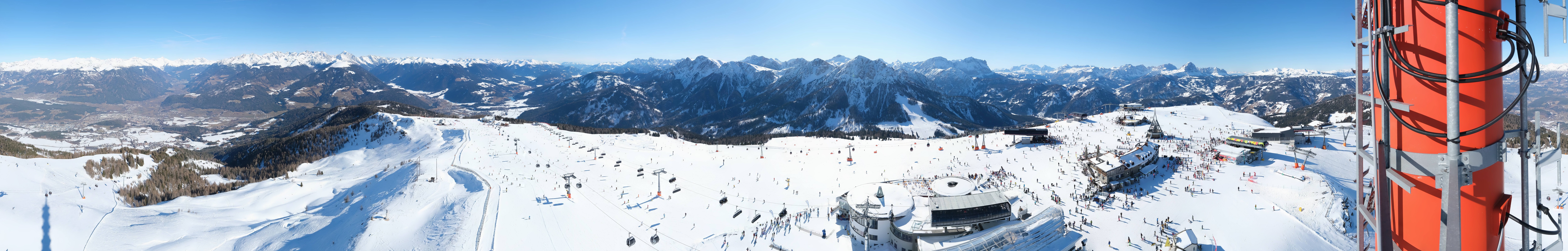 Archived image Webcam Kronplatz Bruneck: Panoramic View