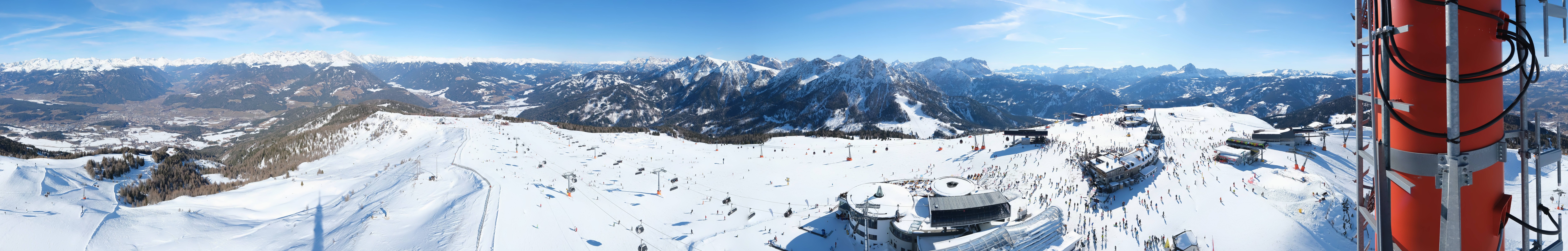 Archived image Webcam Kronplatz Bruneck: Panoramic View