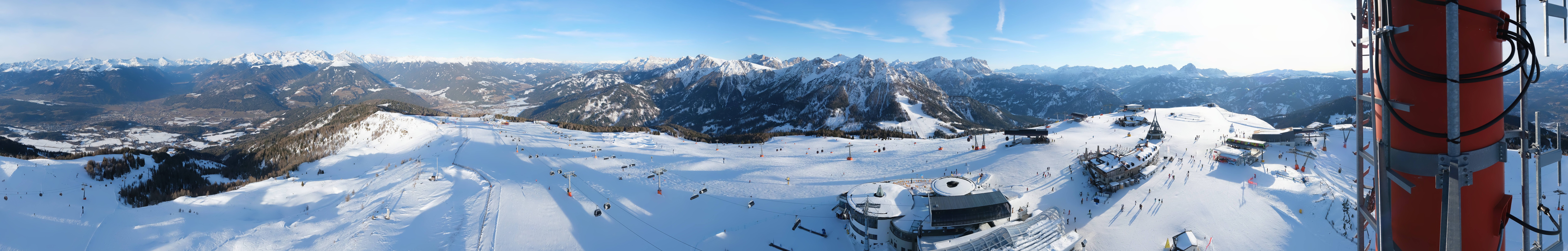 Archived image Webcam Kronplatz Bruneck: Panoramic View