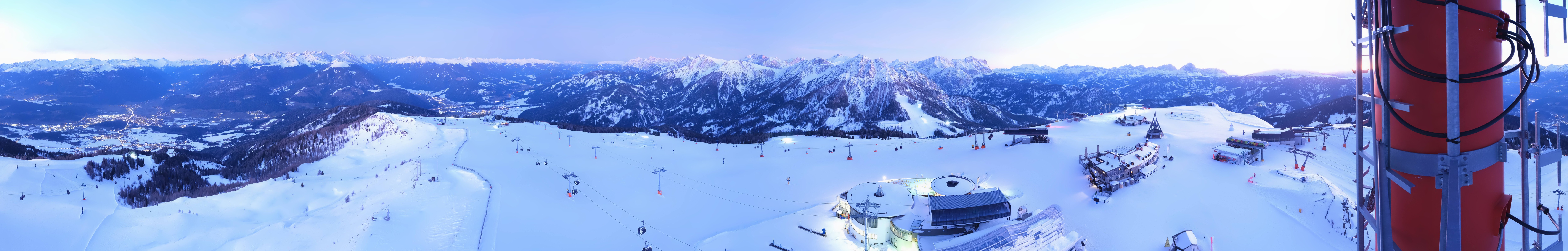 Archived image Webcam Kronplatz Bruneck: Panoramic View
