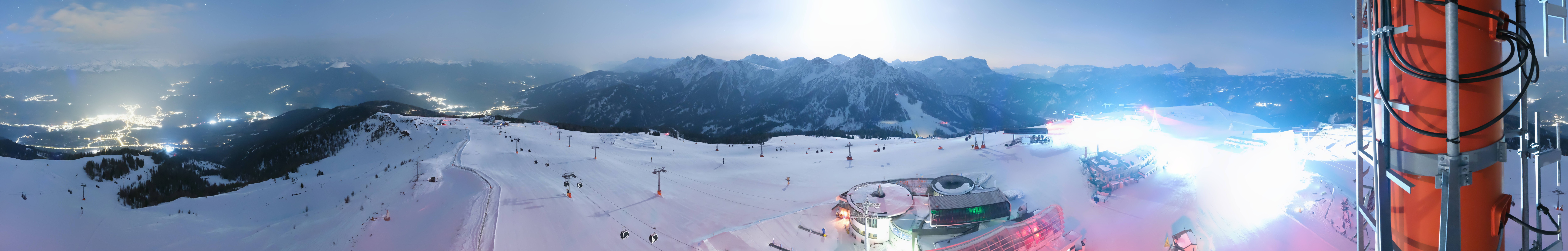 Archiv Foto Webcam Kronplatz Bruneck: Panorama