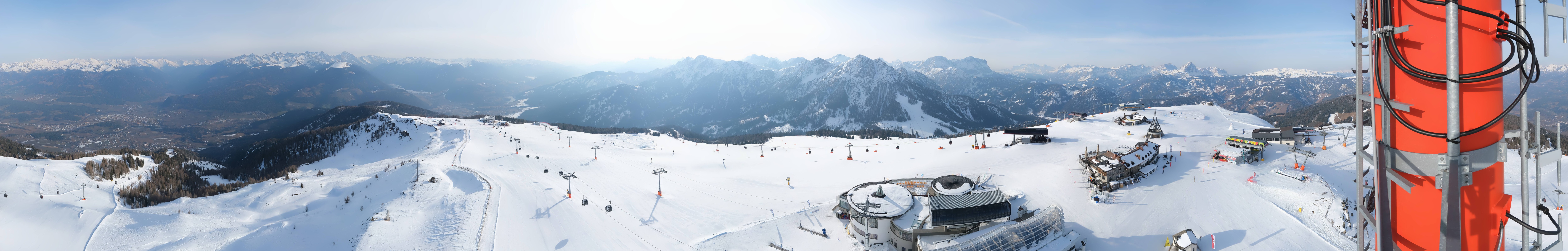 Archiv Foto Webcam Kronplatz Bruneck: Panorama
