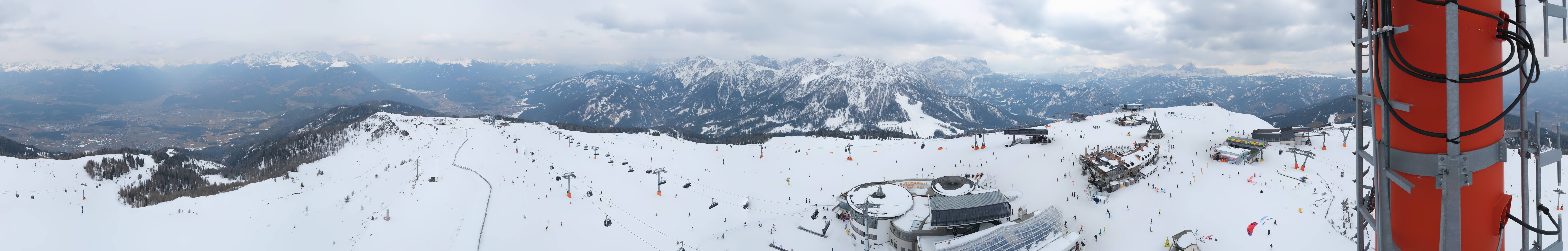 Archiv Foto Webcam Kronplatz Bruneck: Panorama