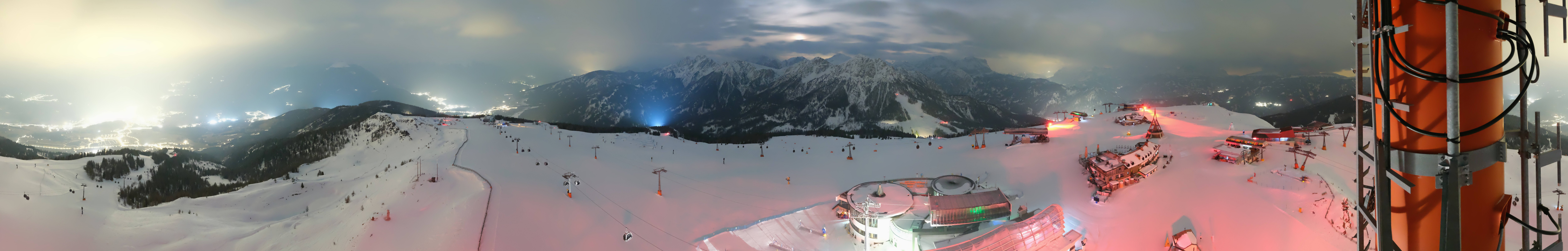 Archiv Foto Webcam Kronplatz Bruneck: Panorama
