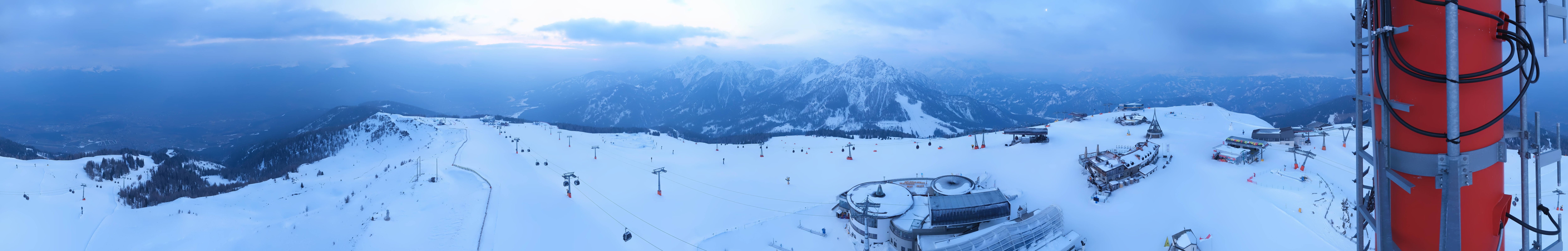 Archiv Foto Webcam Kronplatz Bruneck: Panorama