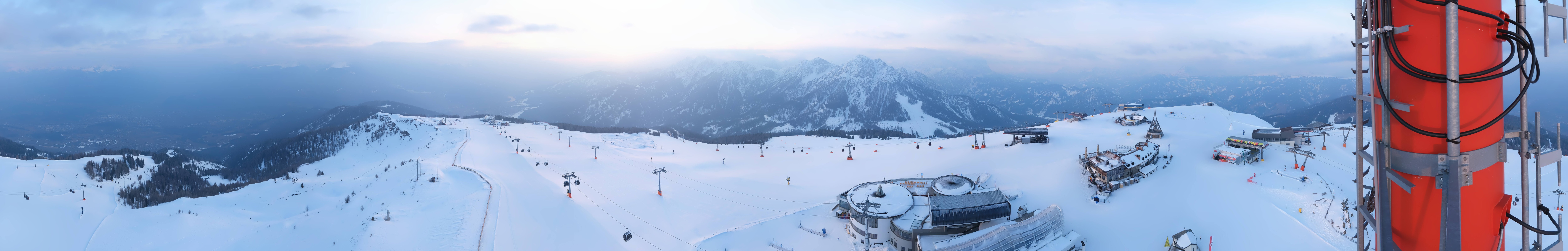 Archiv Foto Webcam Kronplatz Bruneck: Panorama