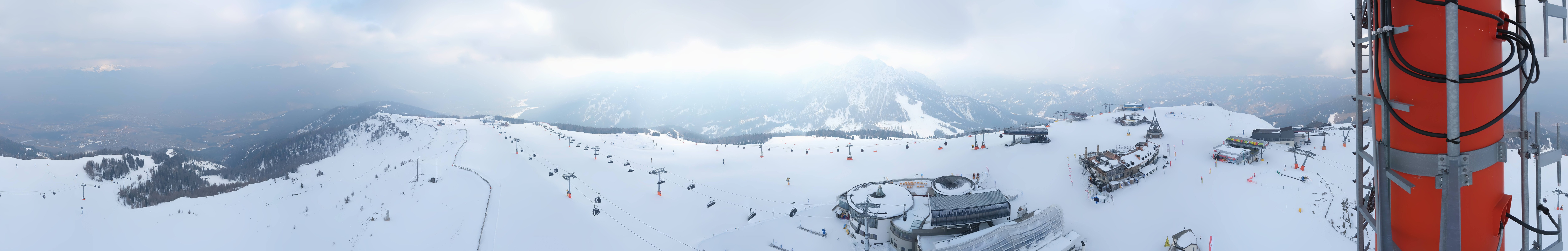 Archiv Foto Webcam Kronplatz Bruneck: Panorama