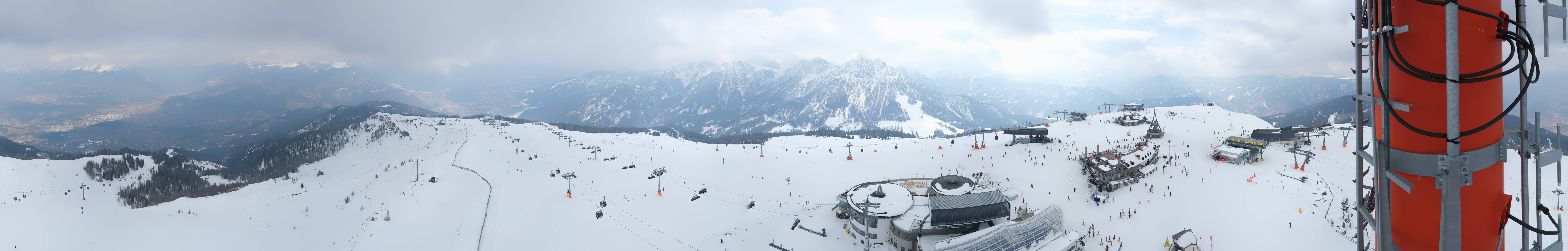 Archiv Foto Webcam Kronplatz Bruneck: Panorama