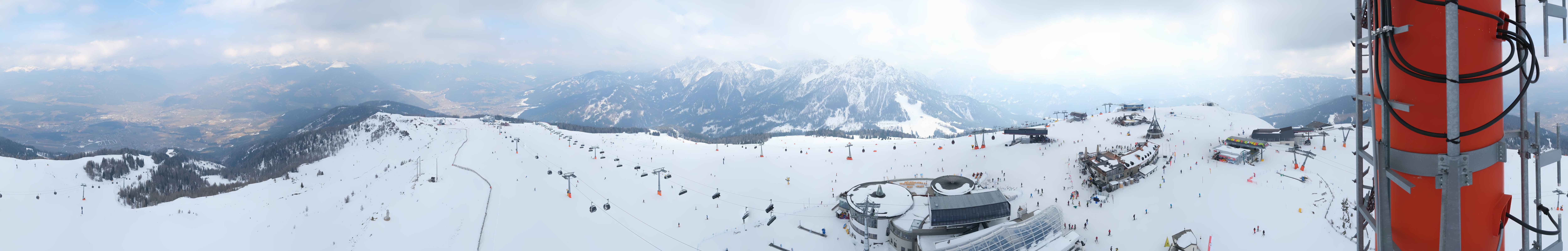 Archiv Foto Webcam Kronplatz Bruneck: Panorama