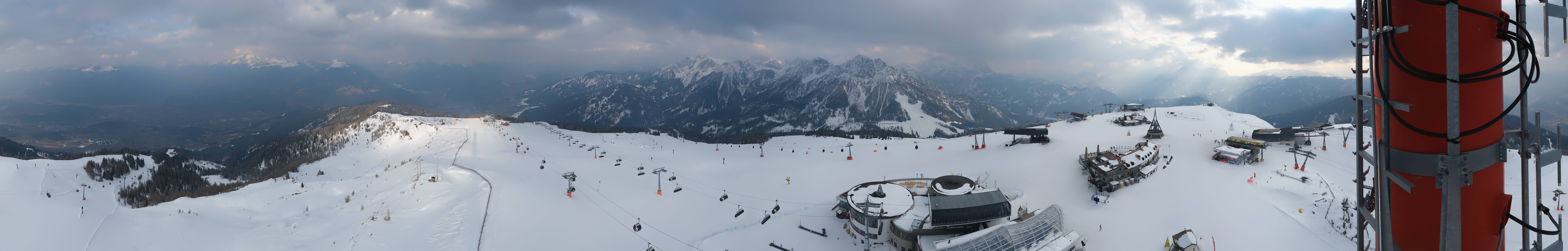 Archiv Foto Webcam Kronplatz Bruneck: Panorama