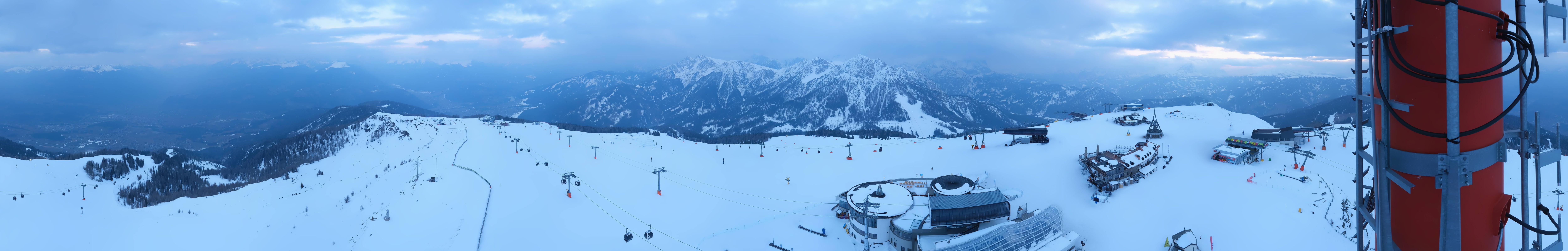 Archiv Foto Webcam Kronplatz Bruneck: Panorama