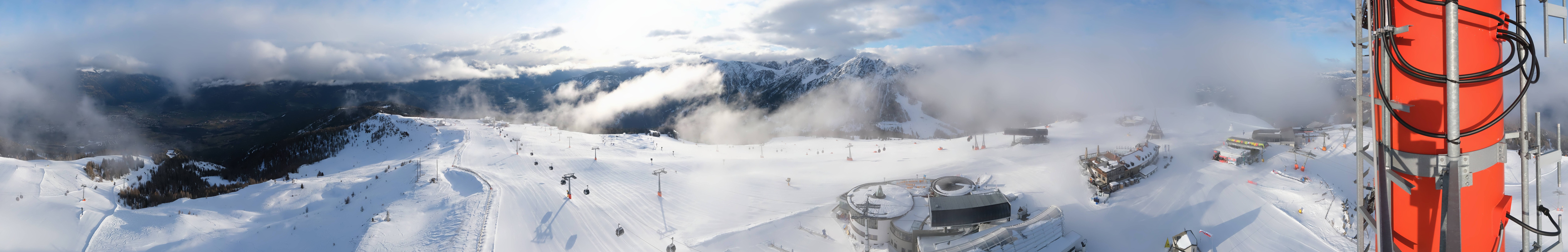 Archiv Foto Webcam Kronplatz Bruneck: Panorama