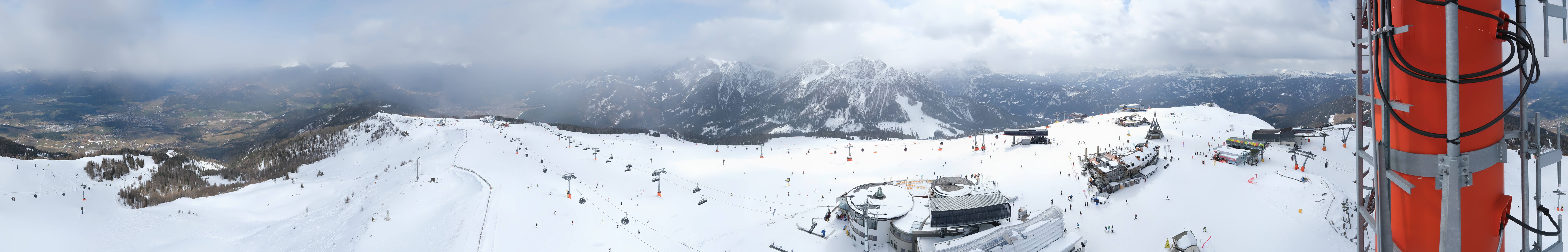 Archiv Foto Webcam Kronplatz Bruneck: Panorama