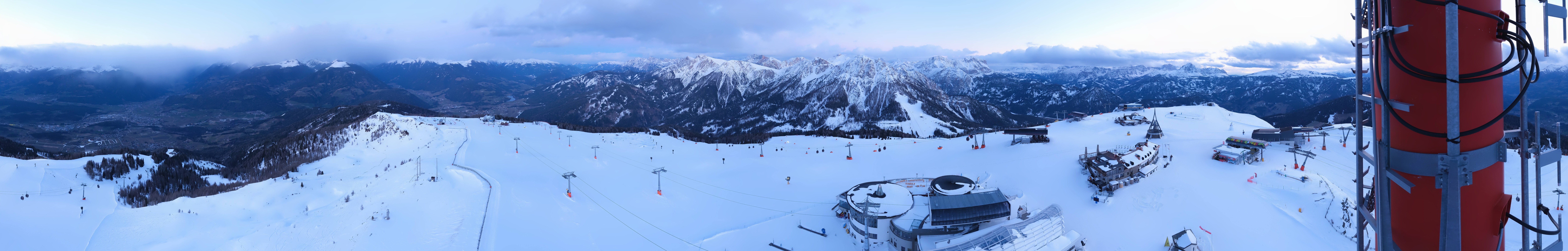 Archiv Foto Webcam Kronplatz Bruneck: Panorama