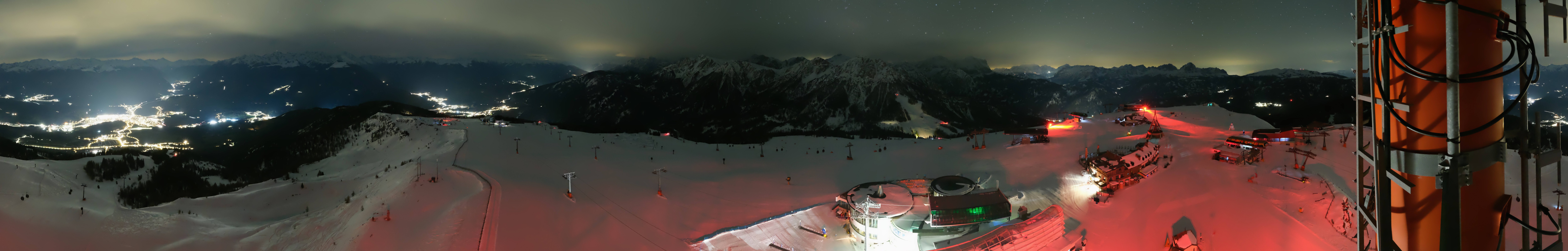 Archiv Foto Webcam Kronplatz Bruneck: Panorama