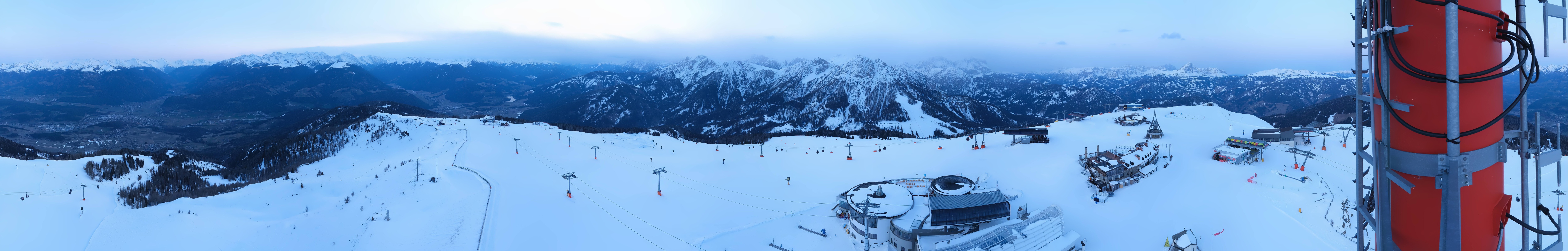 Archiv Foto Webcam Kronplatz Bruneck: Panorama