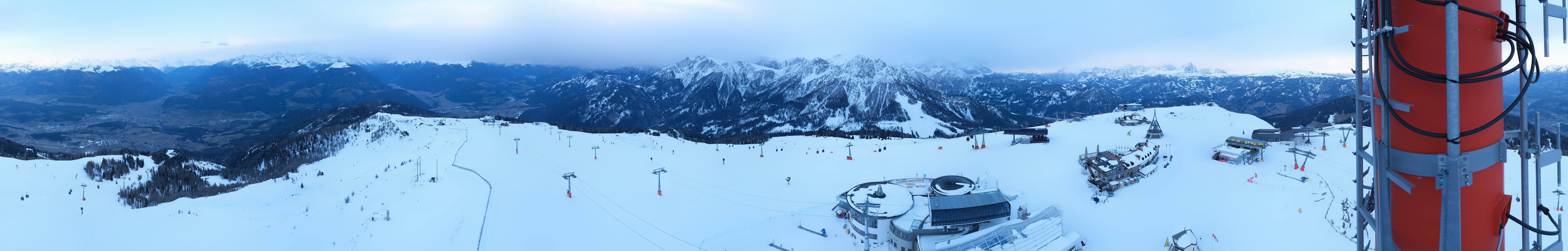 Archiv Foto Webcam Kronplatz Bruneck: Panorama