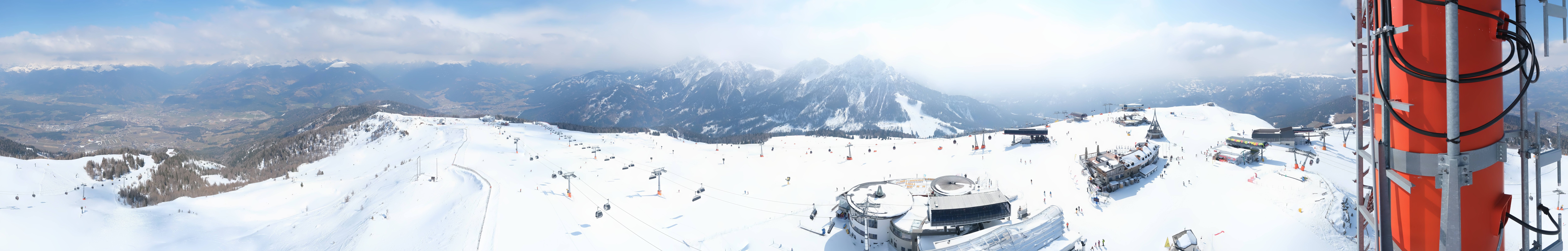 Archiv Foto Webcam Kronplatz Bruneck: Panorama